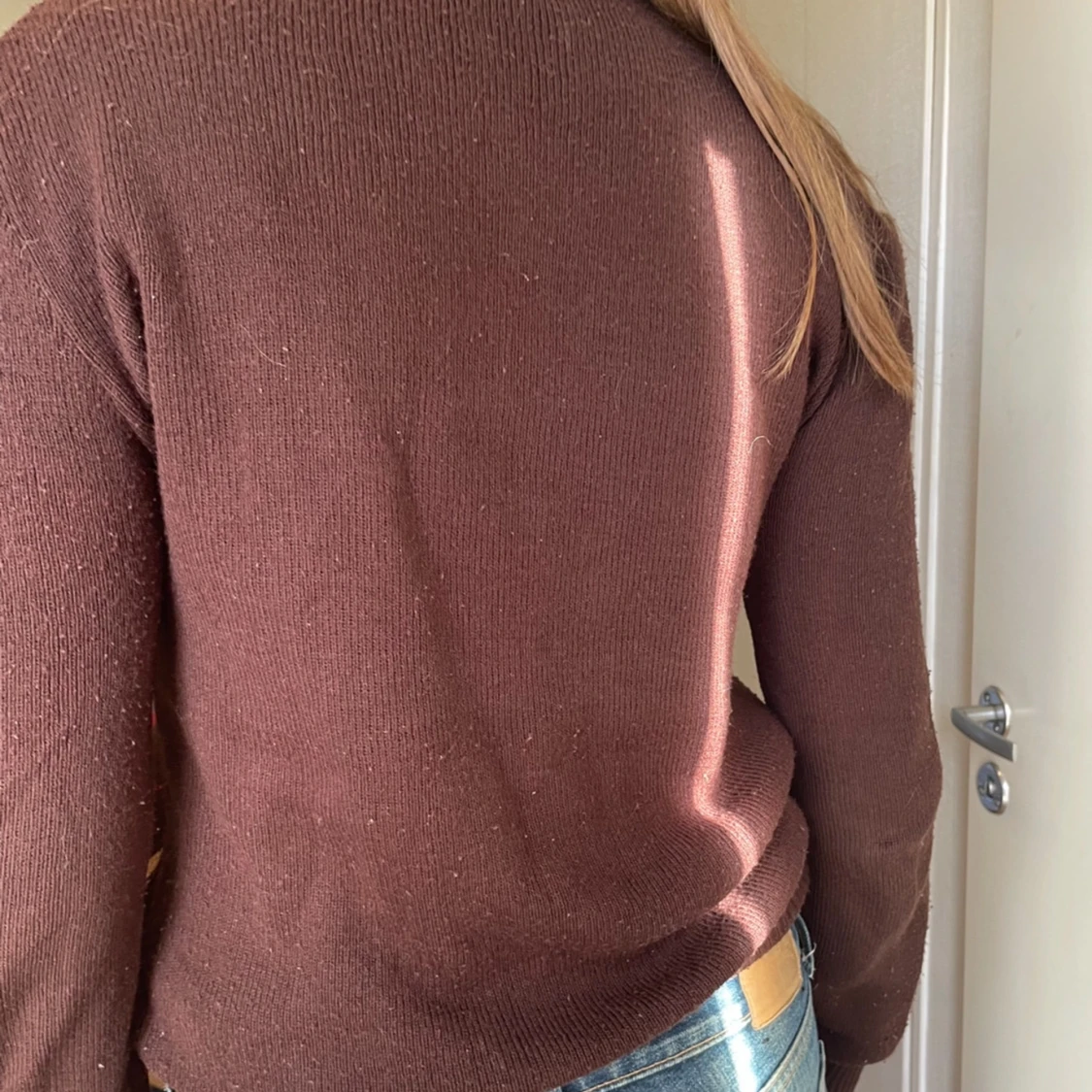 Vintage rutad tjocktröja - 93