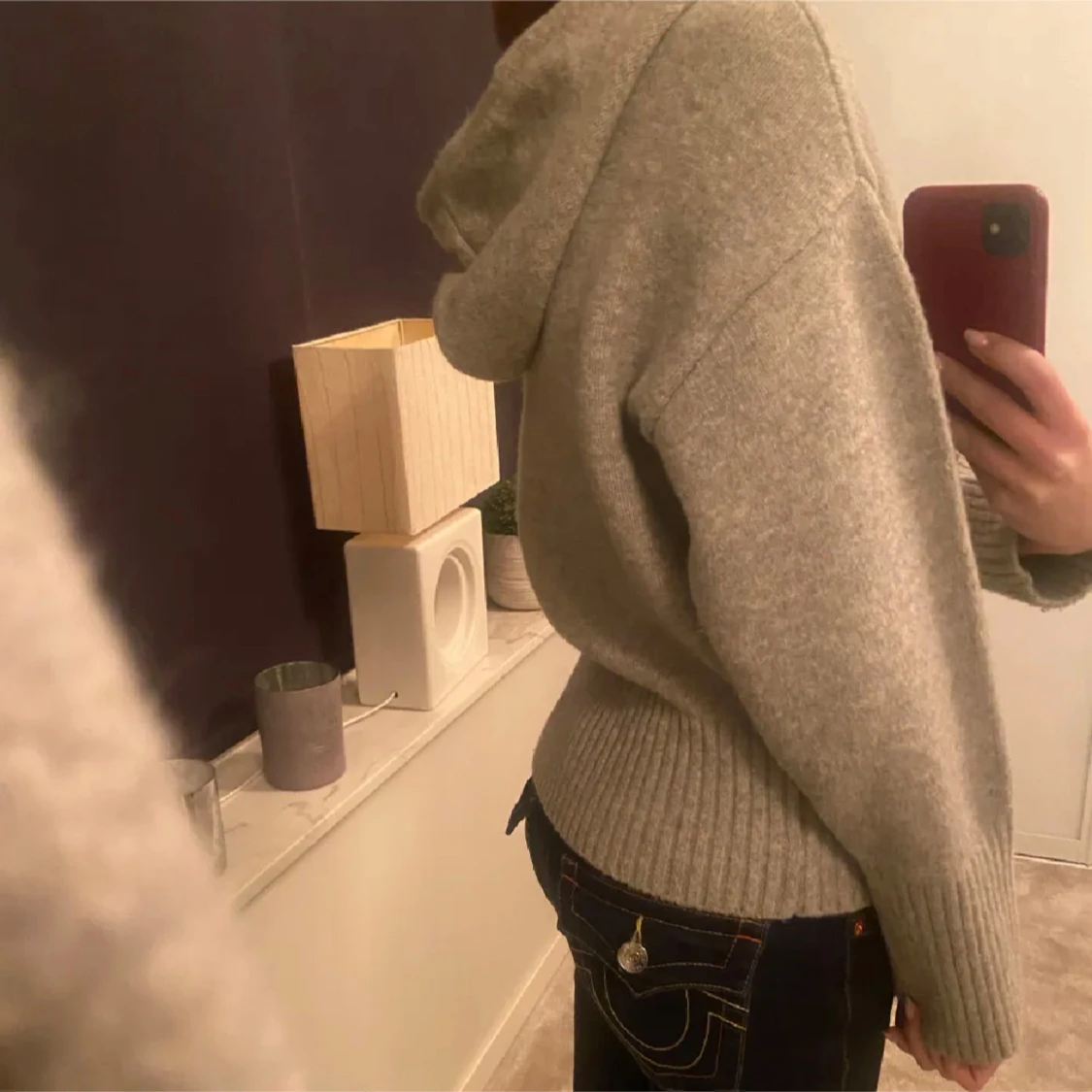 Grå hoodie från Zara - 2