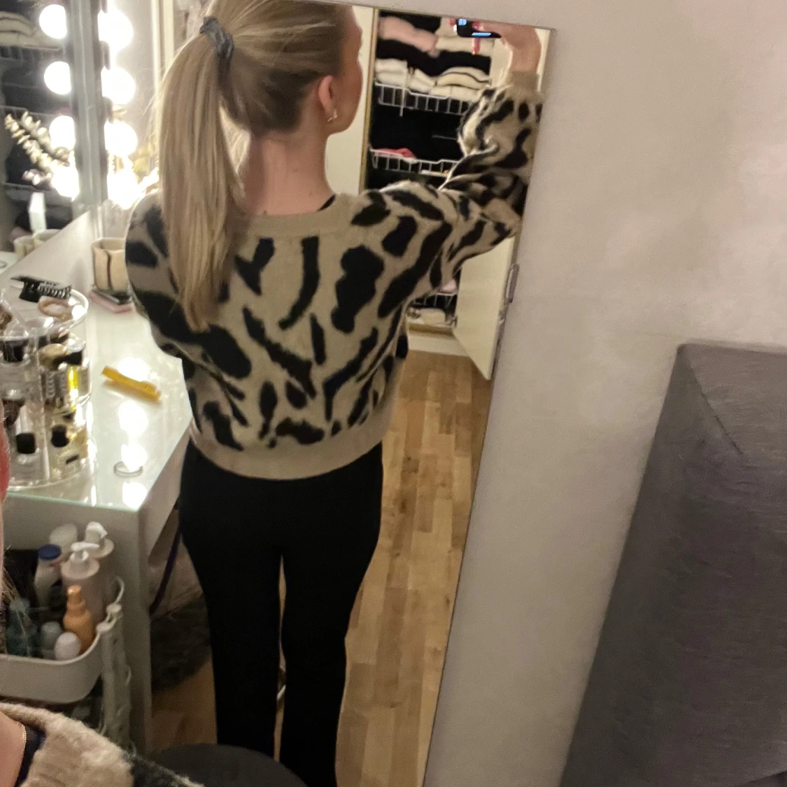 Söt stickad tröja/kofta NA-KD - 1