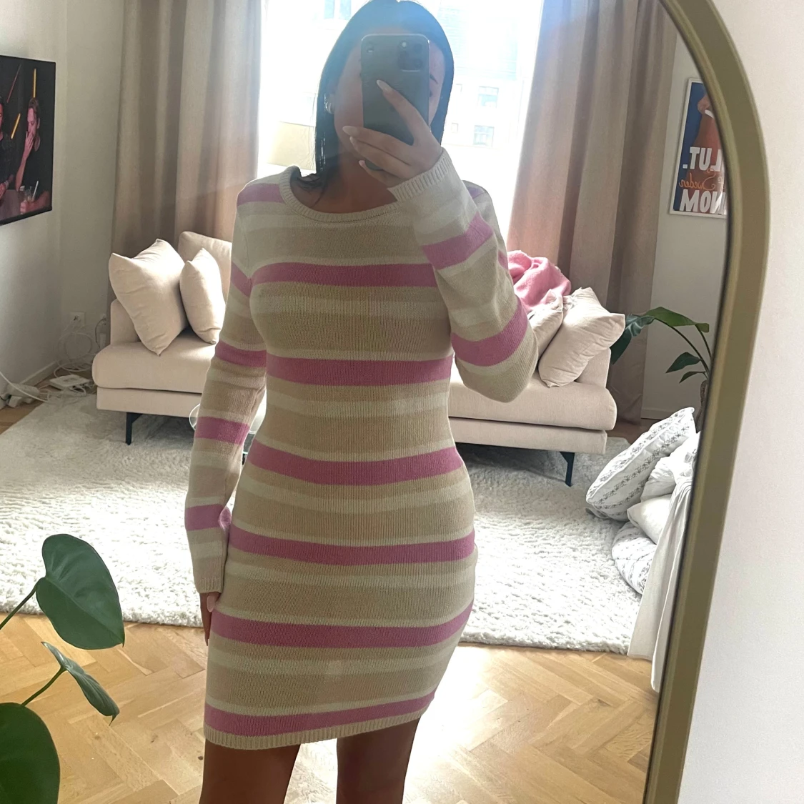 Stickad klänning - 1