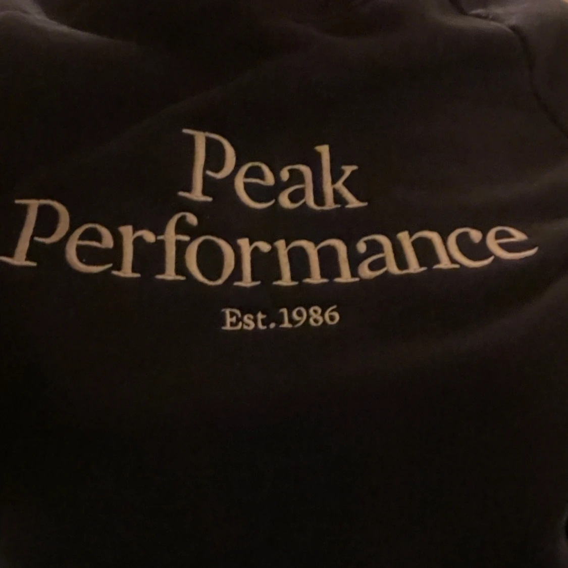 Mörk blå tröja från Peak Performance
