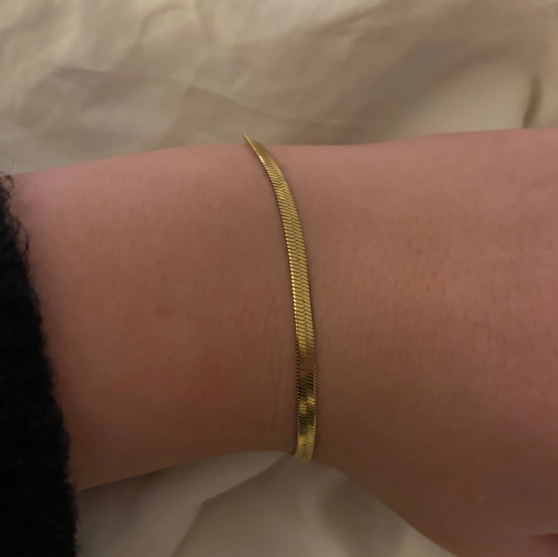 Guldarmband med kedja