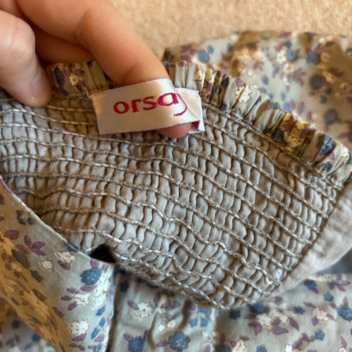 Blommig korsettopp från Orsay - 2