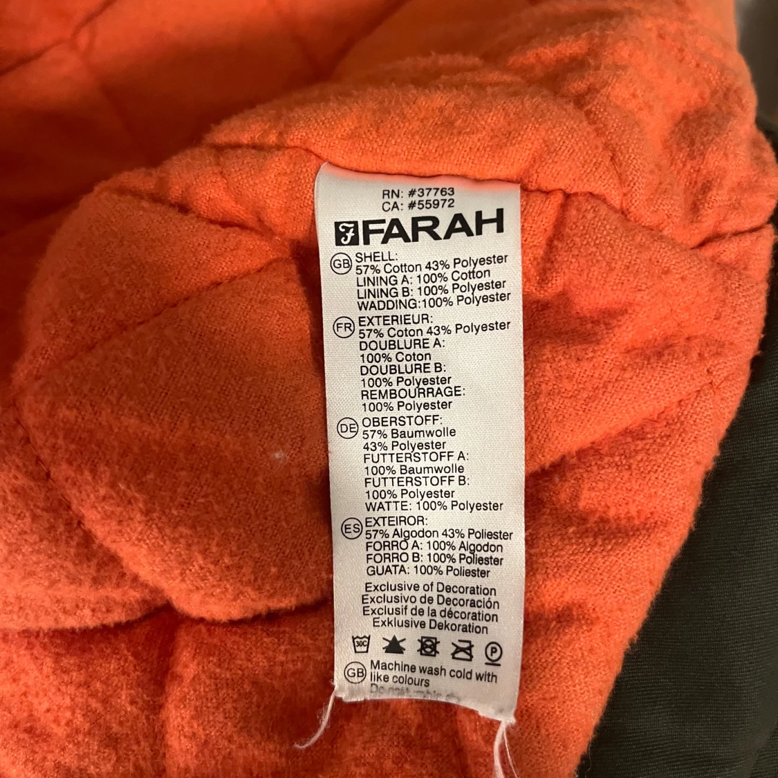 Grön parkajacka från Farah - 3