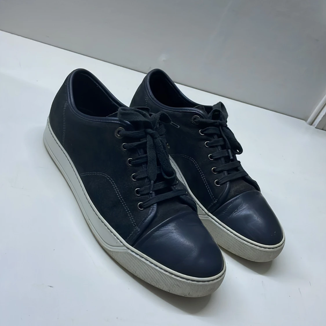 Lanvins cap toe strl 43