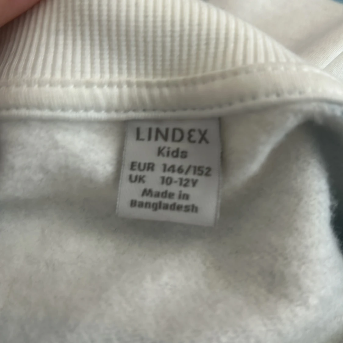 Blå vit rutig tröja - 91