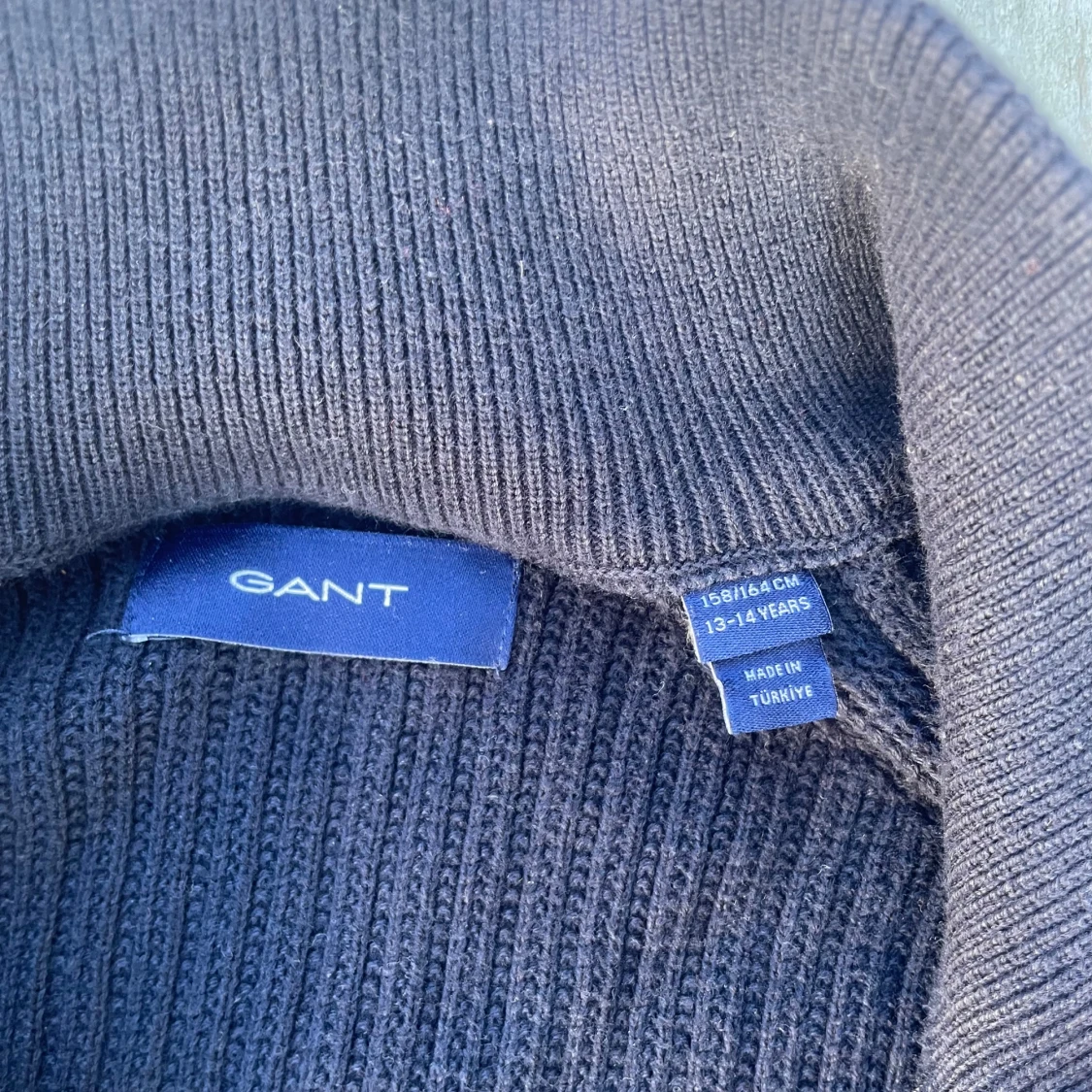 Stickad quarter zip - 91