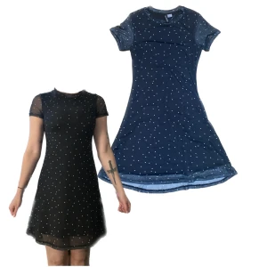 Prickig klänning - Jättesöt prickig klänning i storlek XS den är extremt bekväm! 