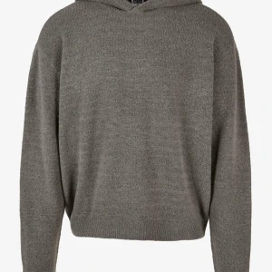 stickad hoodie - köpt på zalando lämge sen så vet inte märkte, använt 2 gånger 