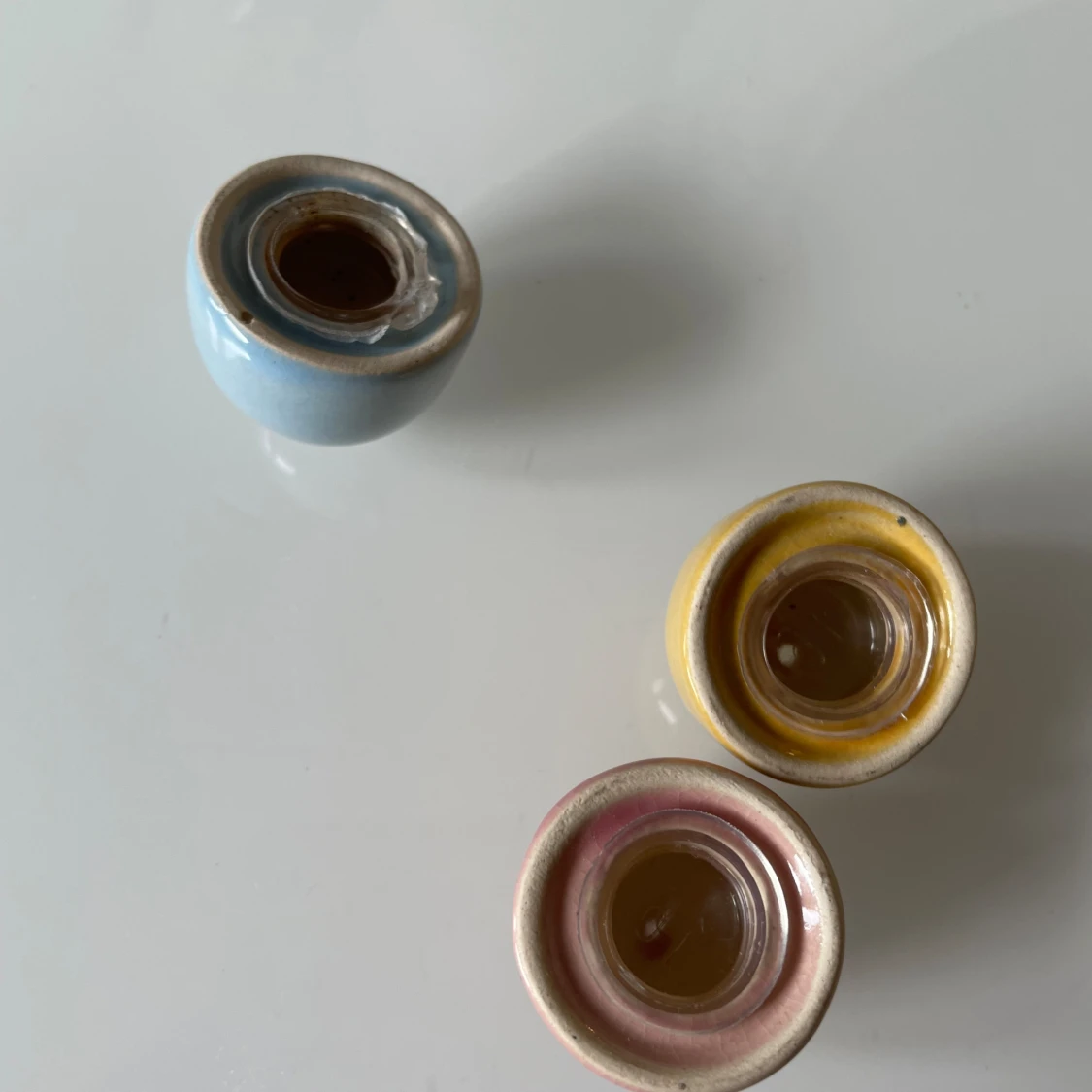 Färgglada keramikfigurer i pastellfärger - 91