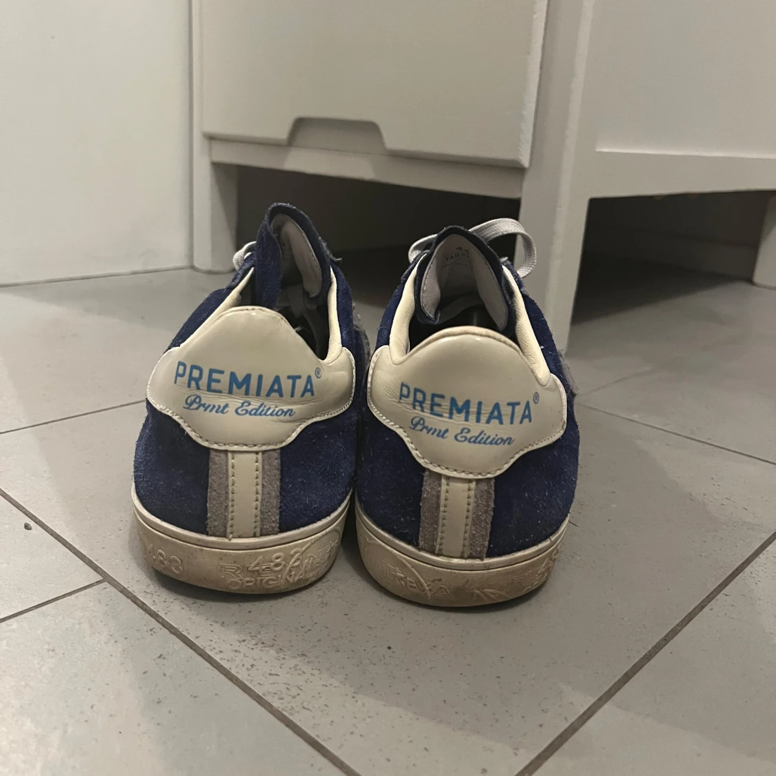 Blå mocka sneakers från Premiata (44) - 1