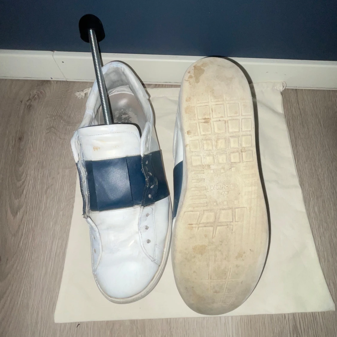 Valentino open i vitt och blått - 4