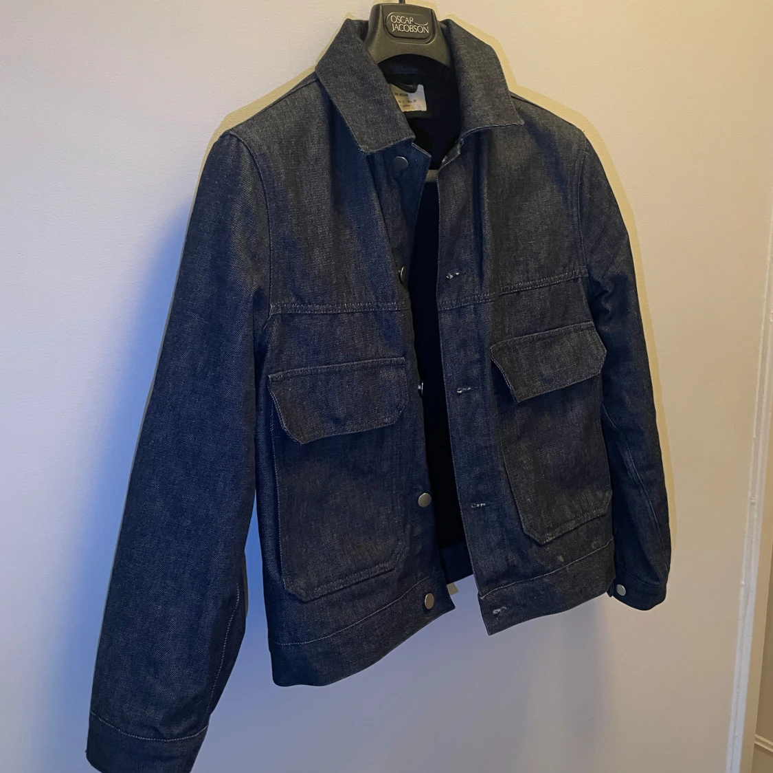 Mörkblå jeansjacka - 3