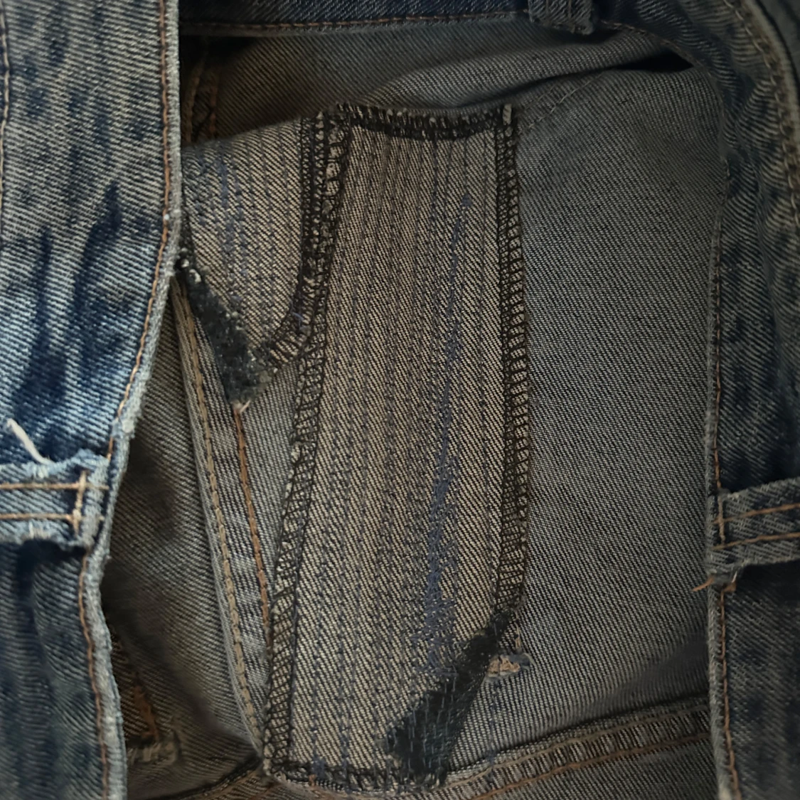 Blå bootcut jeans - 3