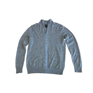 Half Zip Merinoull - Grå Half Zip från Paul Costelloe strlk M men passar S