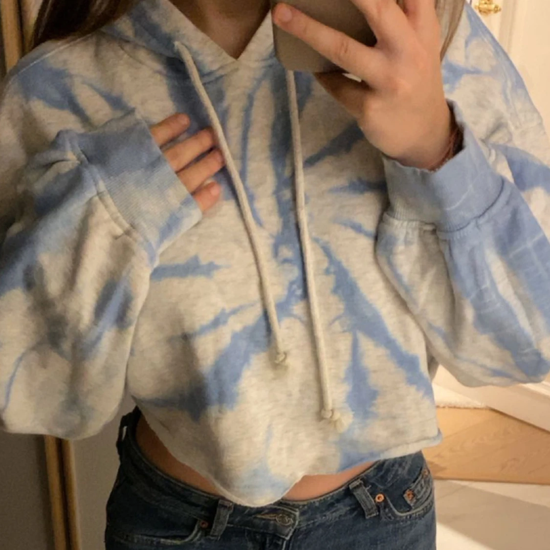 Cropped hoodie