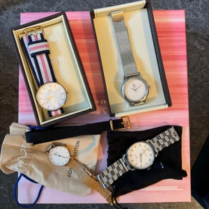Klockor - Daniel Wellington, Marc Jacobs  - 4 klockor, två Daniel Wellington, en Marc Jacobs och en Boom. 1500 för alla