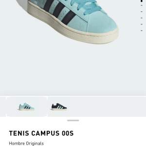 Modellen är adidas tennis campus 00, Köpta i Spanien och finns på adidas utländska sida. Ej kommit till Sverige, dock tyckte inte mitt barn om dom. Så jag säljer dom