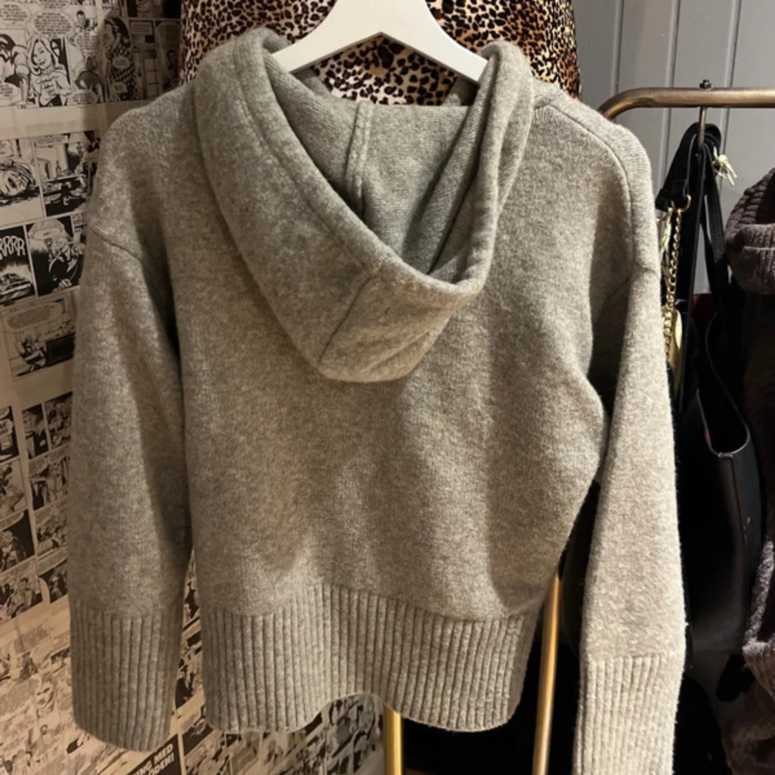 Stickad hoddie Zara  - 90