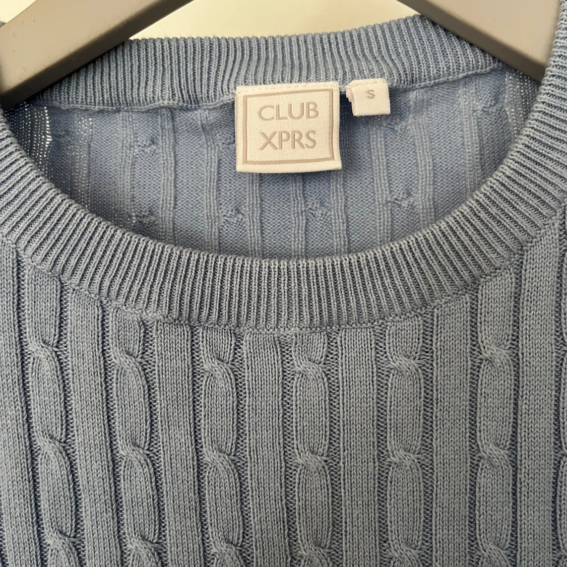 Kabelstickad tröja  - 91