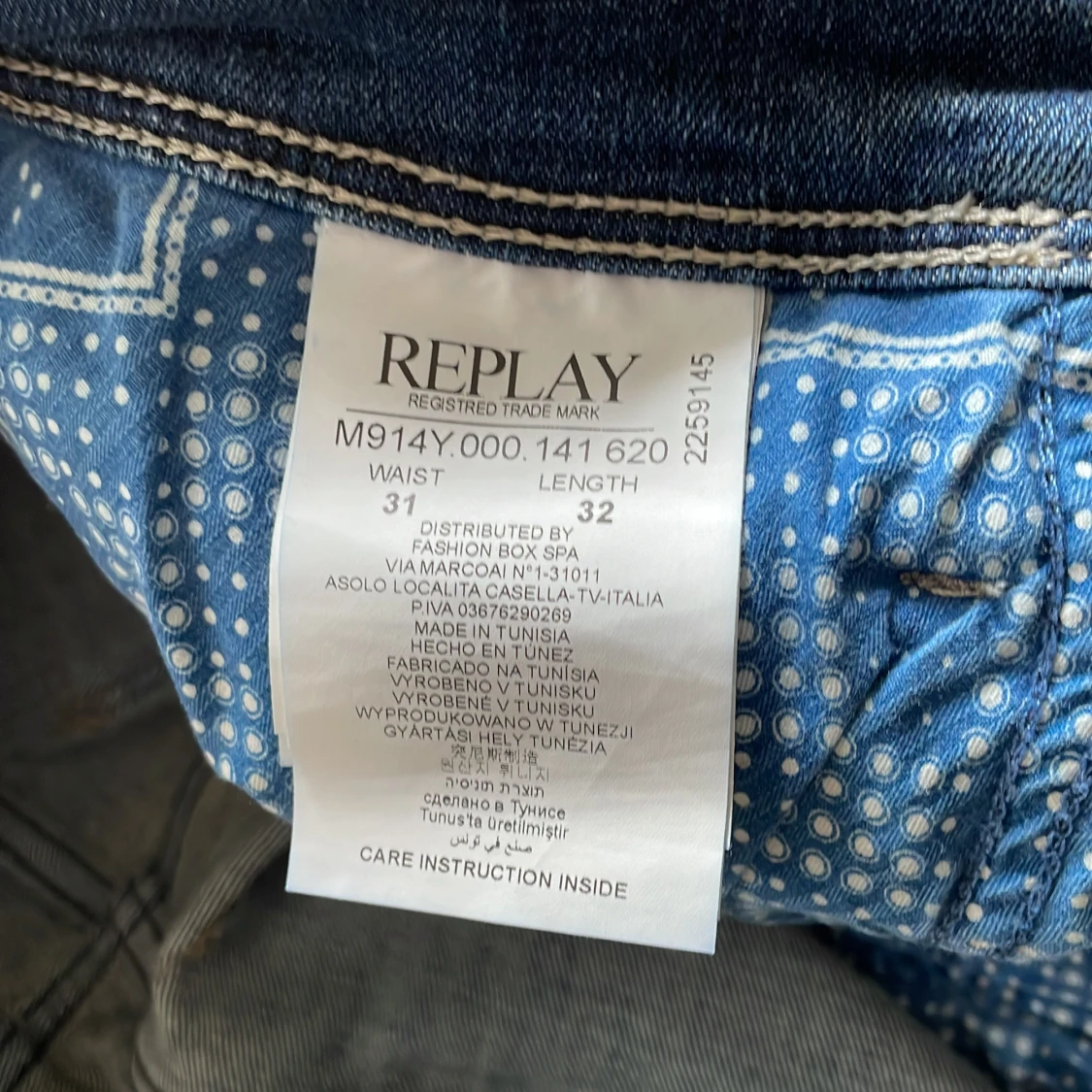 Blå jeans från Replay - 92