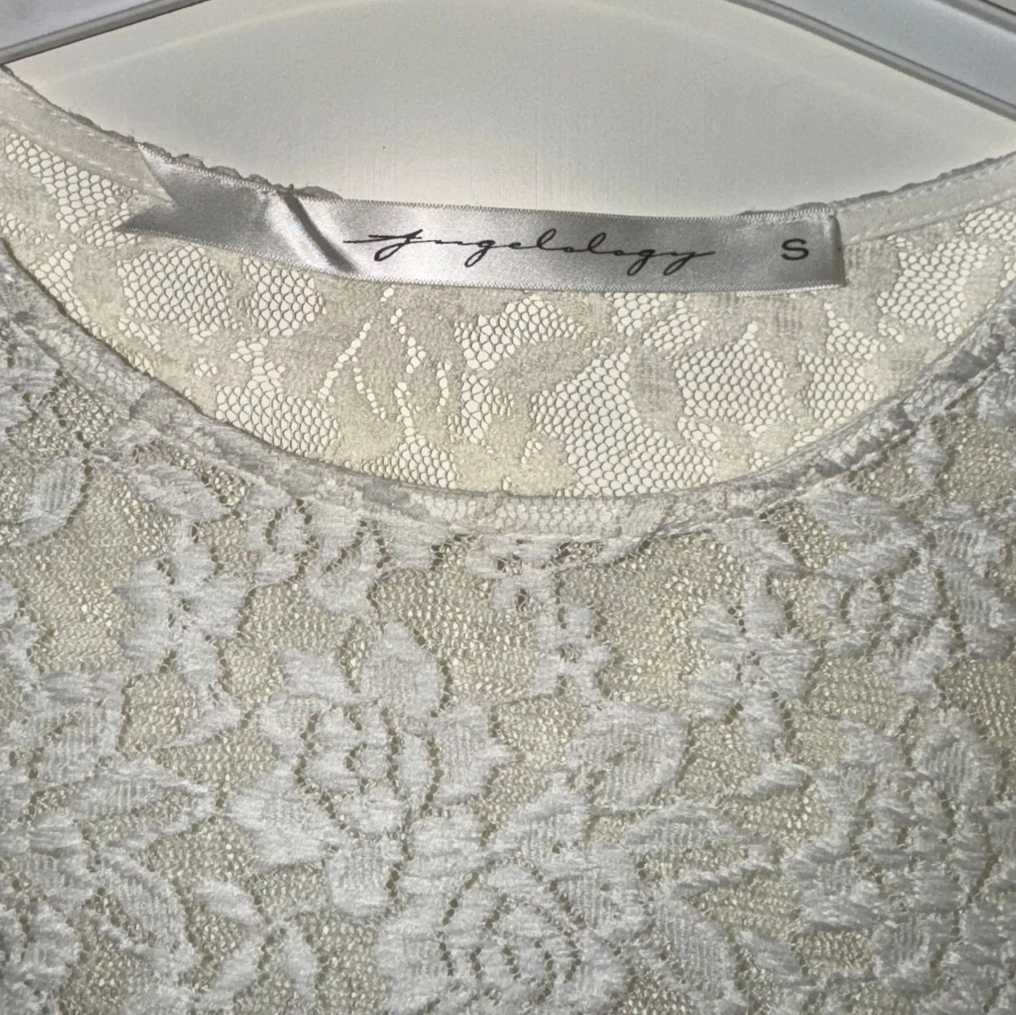 Vit spetsblus från J. Gelbgg - 91