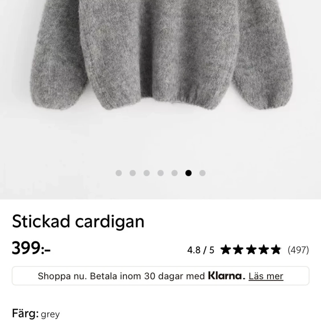 Slutsåld Lindex kofta  - 90