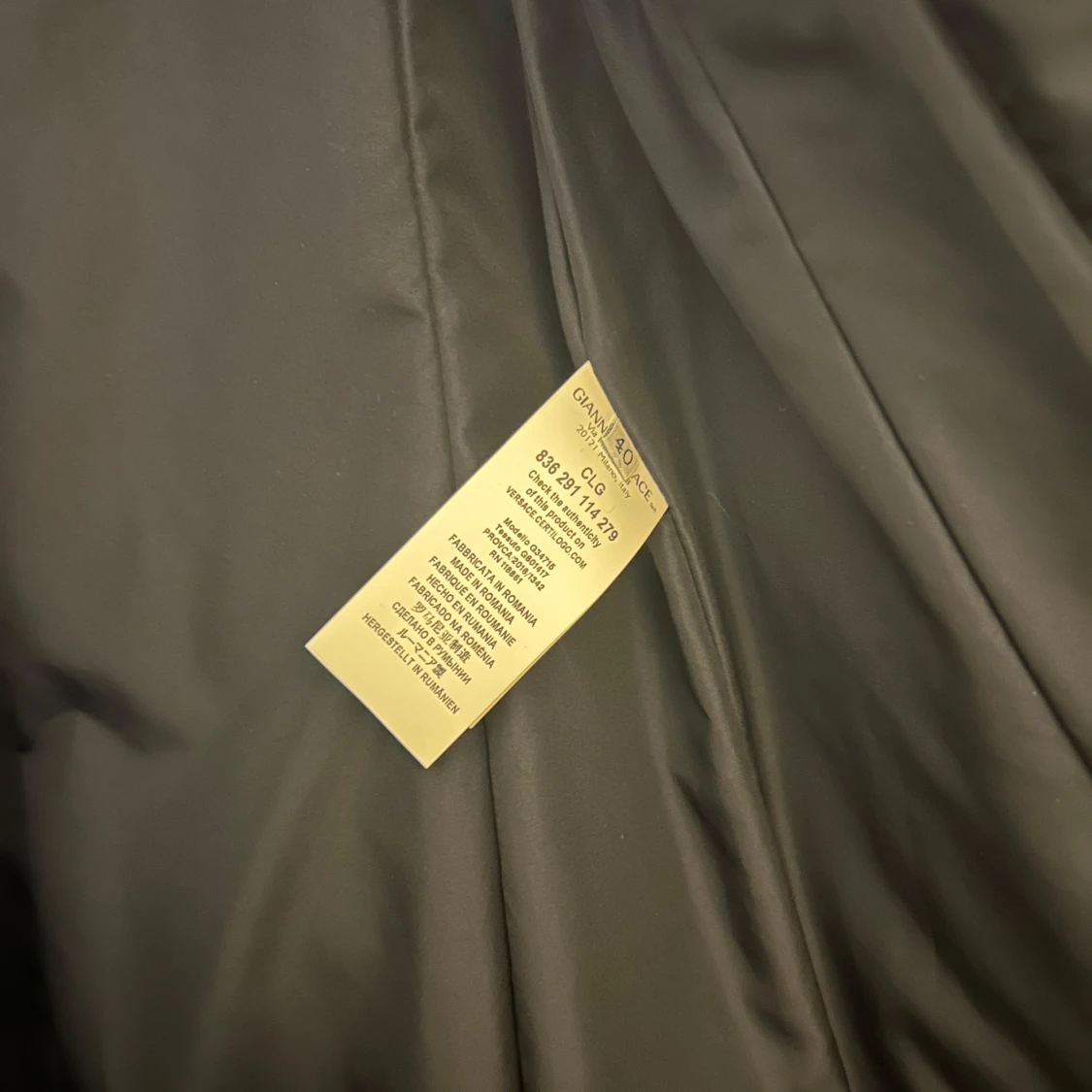 Svart dunjacka från Versace Collection - 91