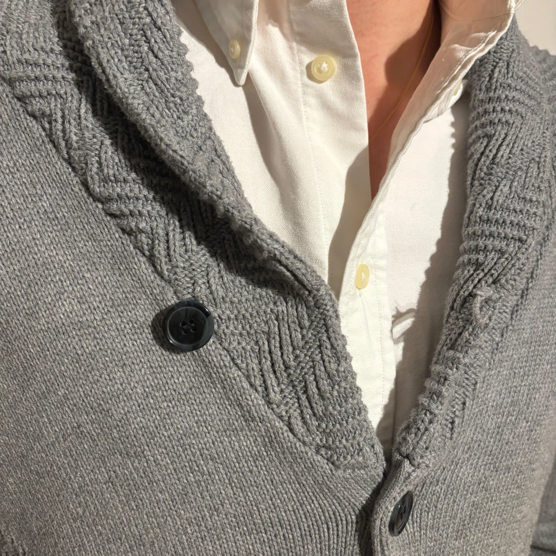 H&M kofta grå M - 91