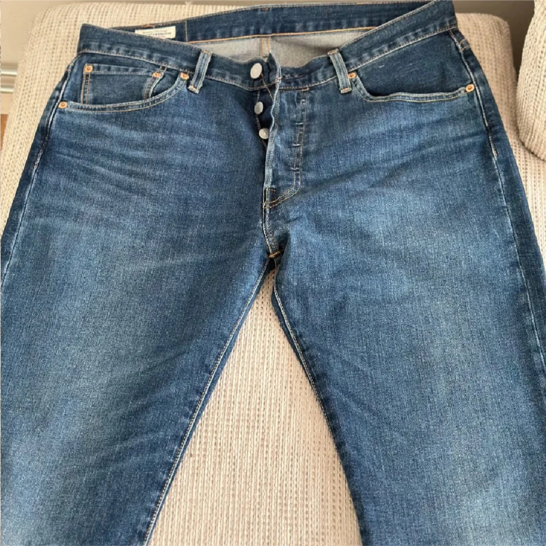 Blå Levi's 501 jeans 