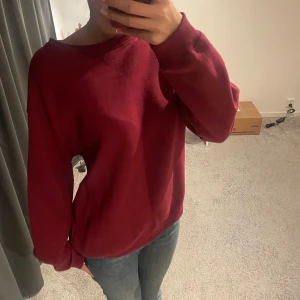 Vinröd sweatshirt - Superfin vinröd tröja/sweatshirt