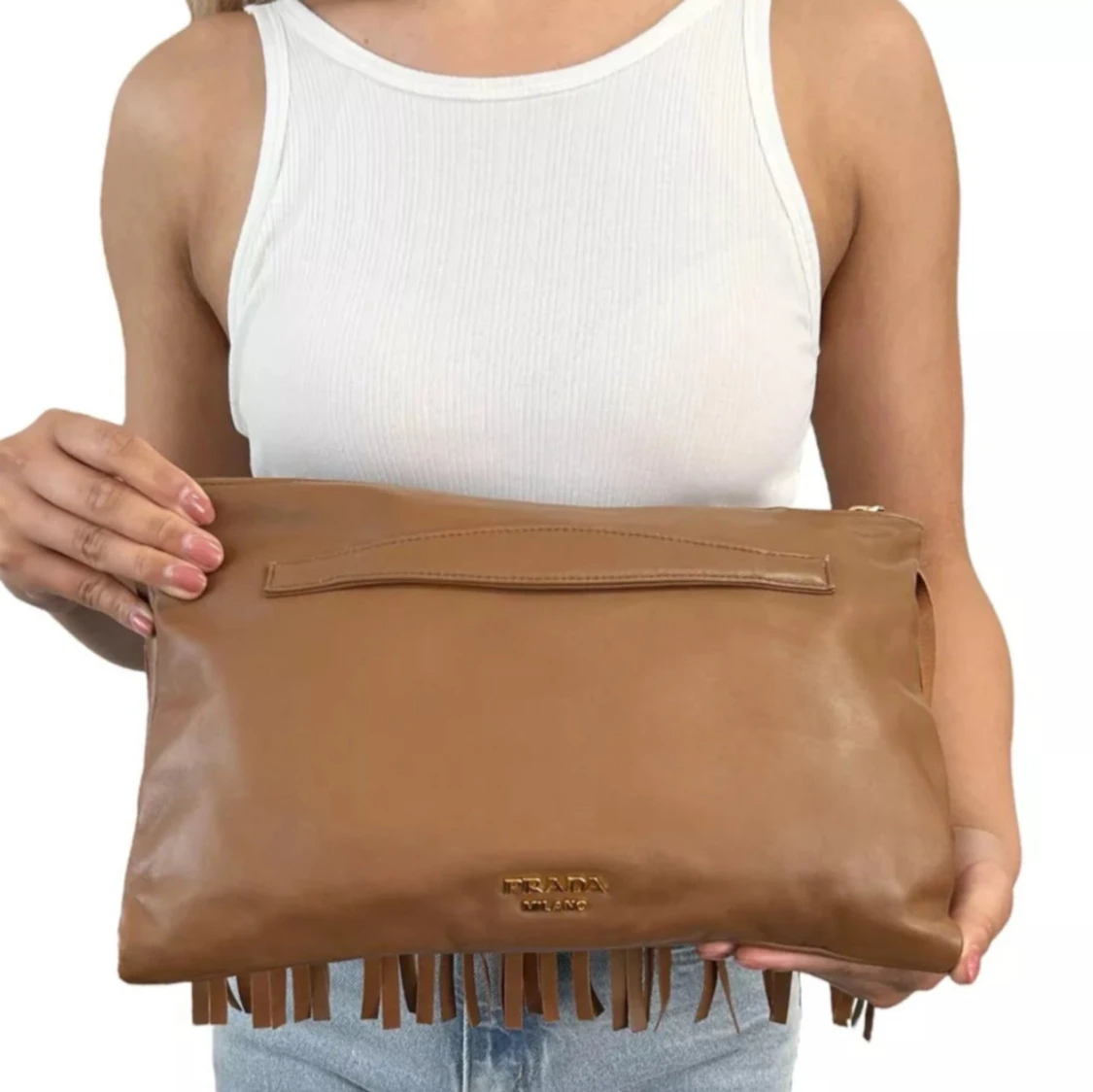 Vintage Prada clutchväska