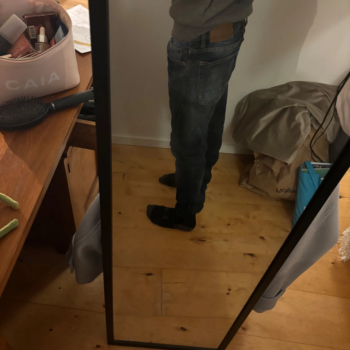 Mörkblå jeans - 90