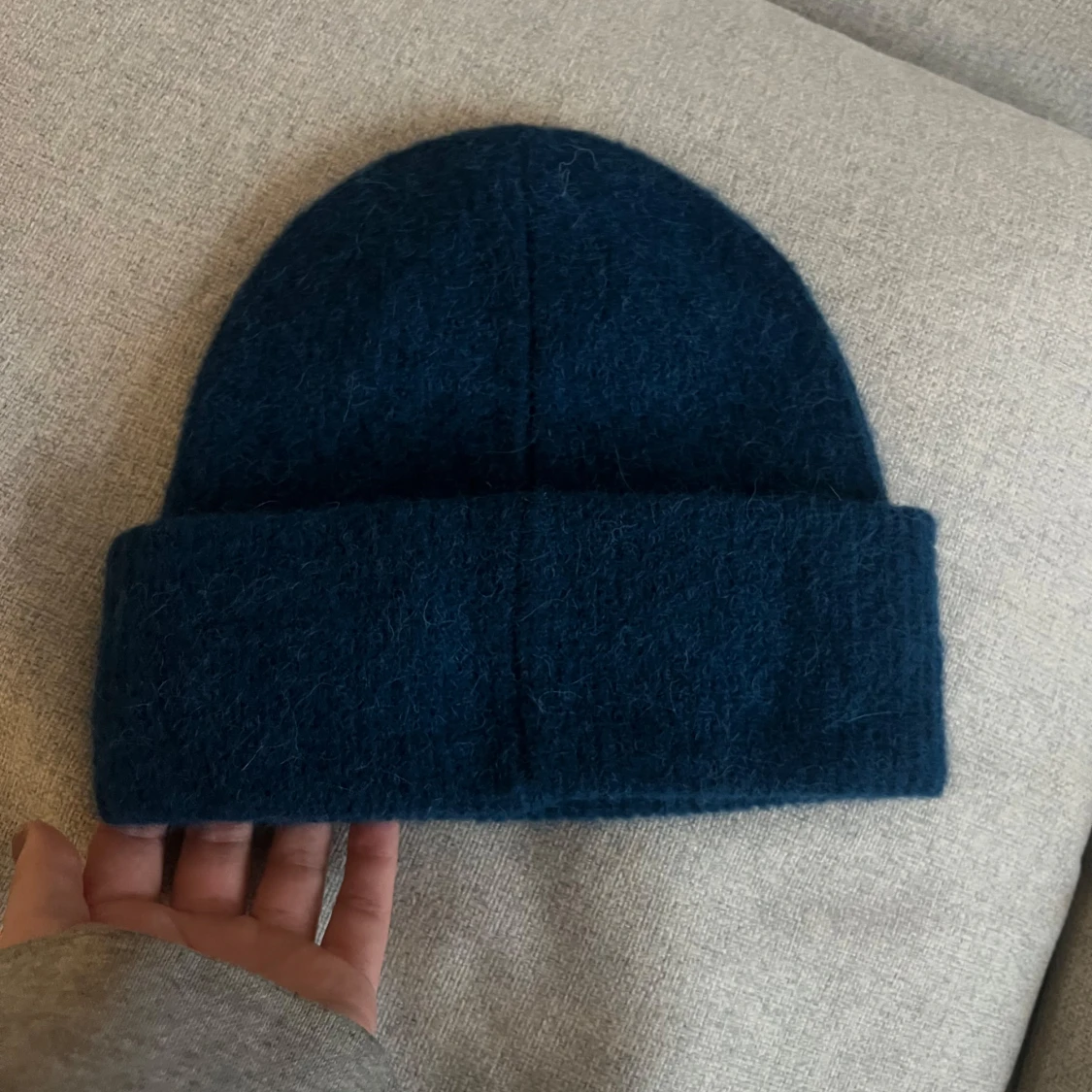Blå ullmössa från Samsøe Samsøe - 90