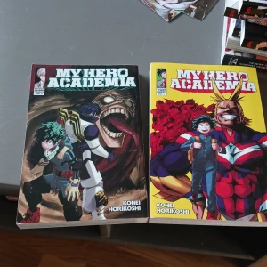My heroes academia volume 1 och 6 - Säljer då jag inte är ett fan av serien längre🫶 hoppas att någon annan kommer älska dem, är i mycket bra skick! (1 för 100kr båda för 179kr)