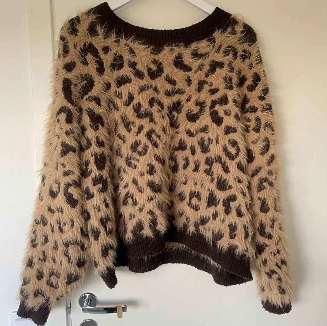  leopard stickad tröja - 90