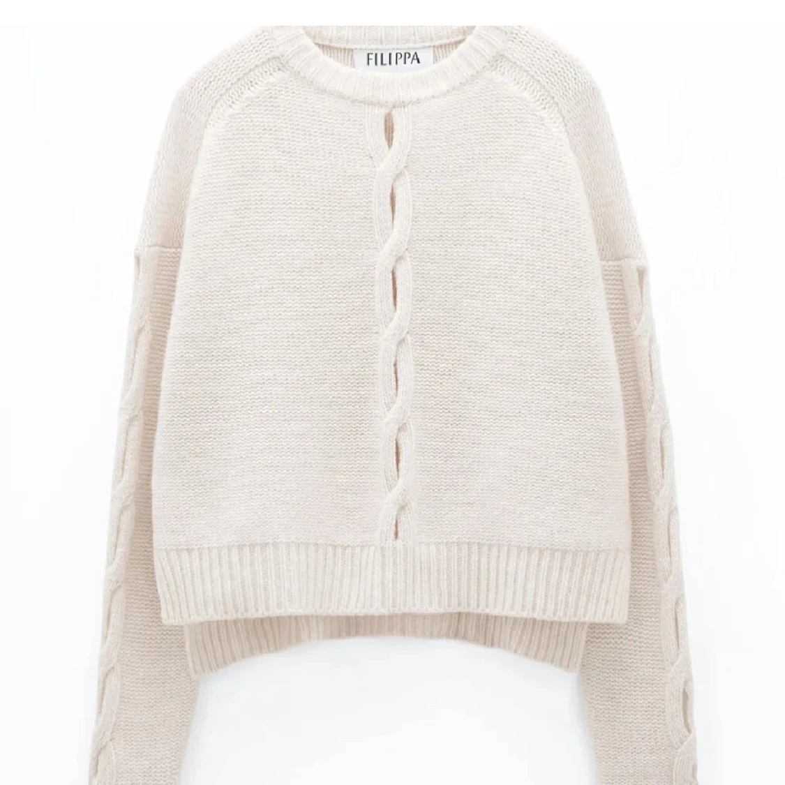 Vit stickad tröja från Filippa K