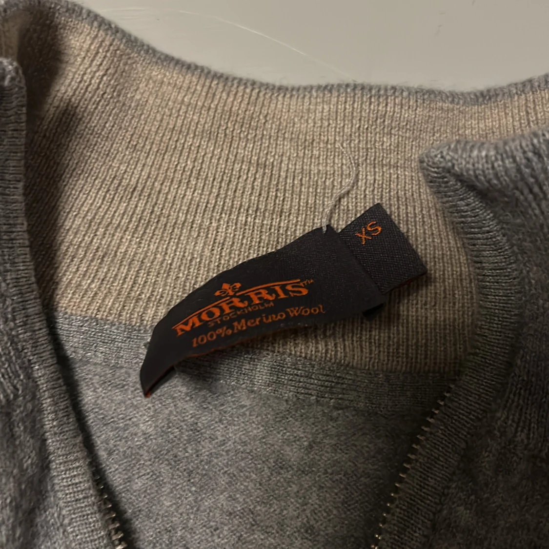 Grå merinoulltröja från Morris - 92