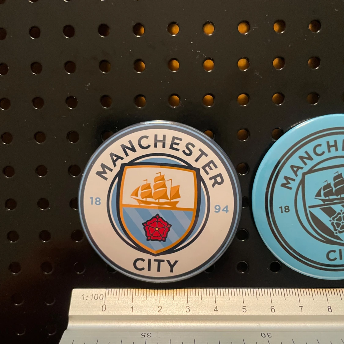 Magnet fridge 3pcs  (59mm) - Manchester City  - 1