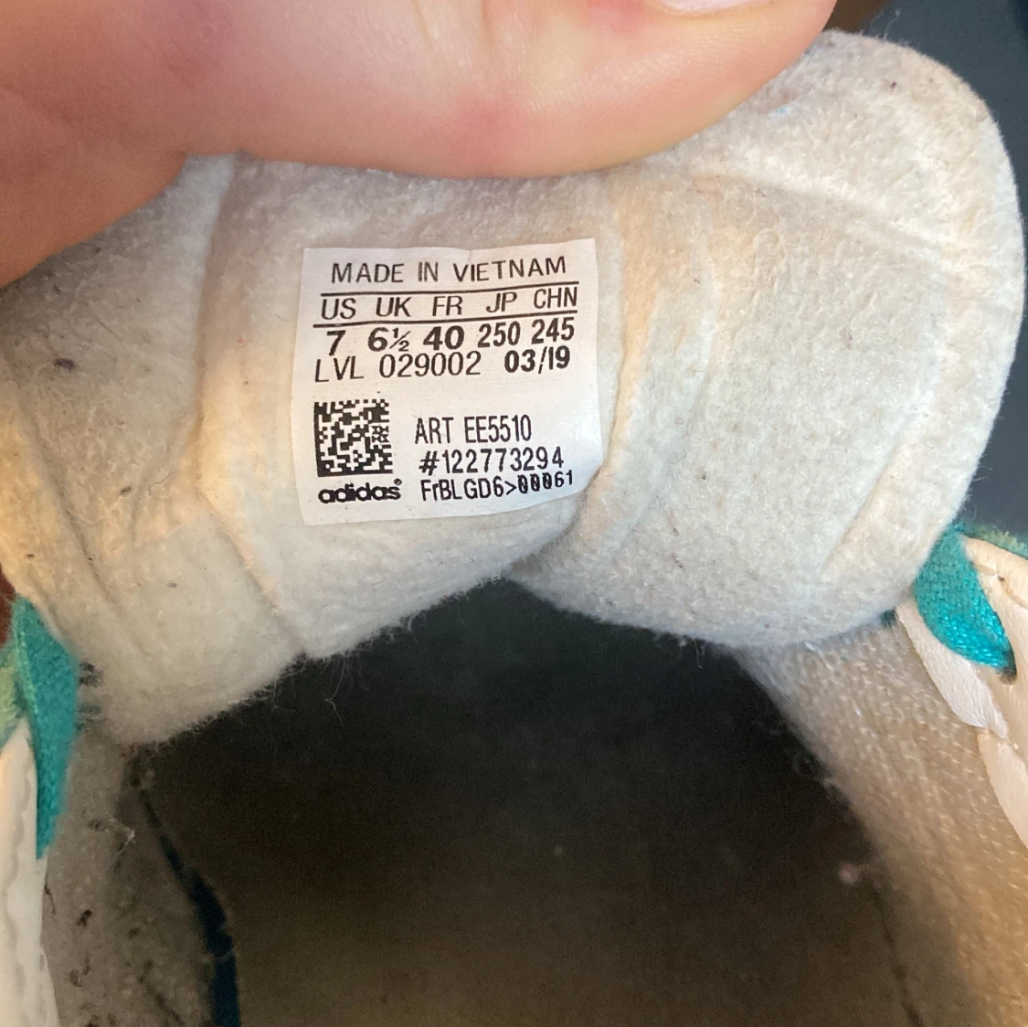 Turkosa Adidas Gazelle sneakers - 2