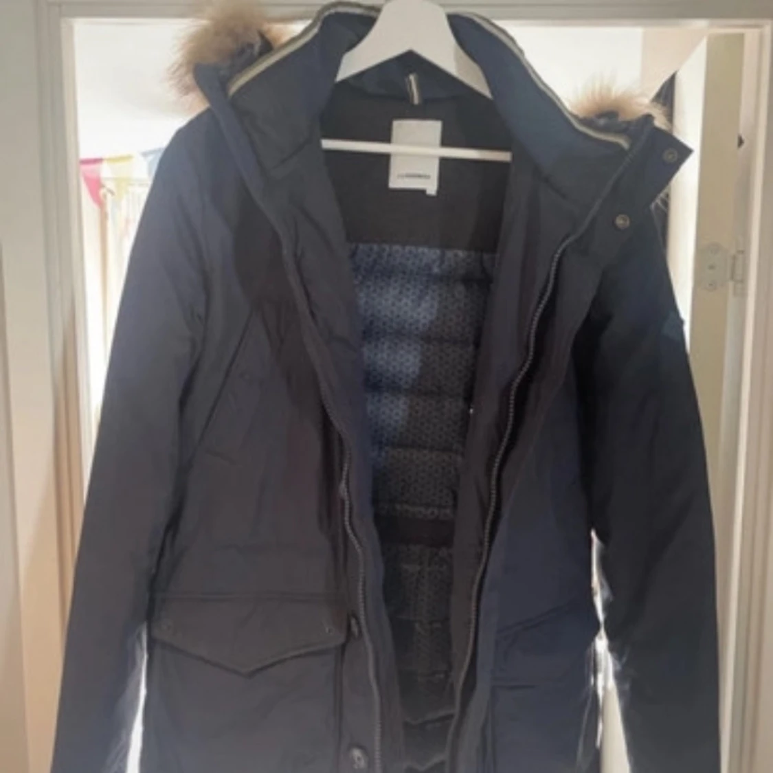 Mörkblå parkajacka från J.Lindeberg - 1