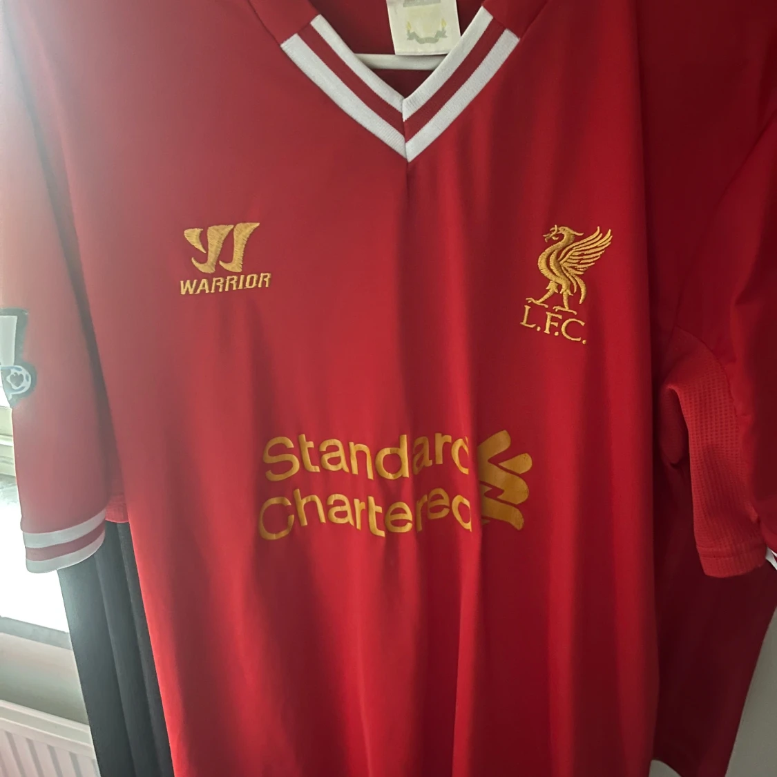 Röd Liverpool fotbollströja med Suarez 7 - 1