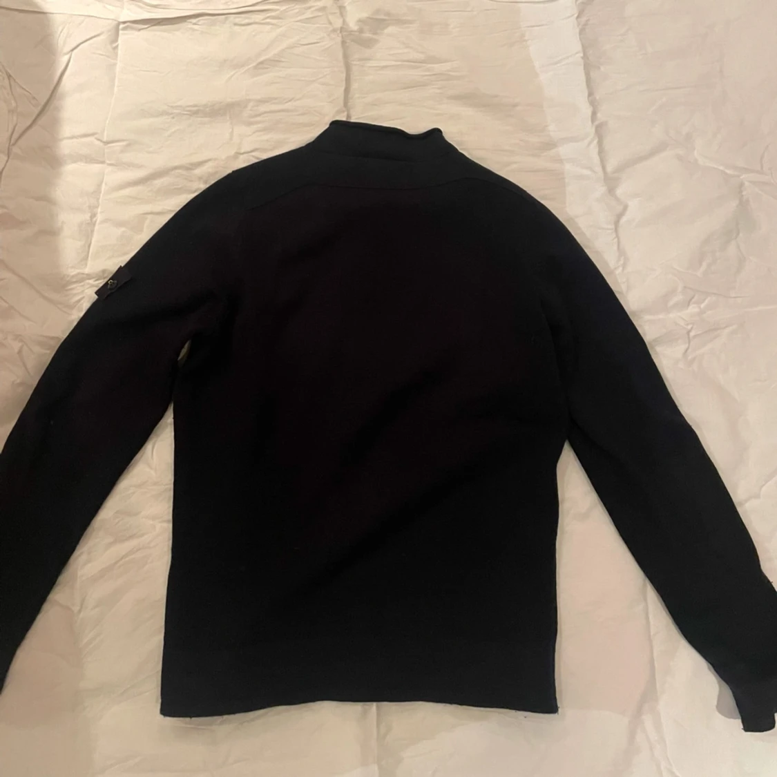 Blå stickad långärmad tröja från Stone Island - 2