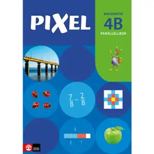 Pixel introducerar varje matematiskt område från det konkreta till det abstrakta. Eleverna blir både utmanade och får chans att befästa kunskaper med aktiviteter och halvkonkreta bilder innan de går till mattespråket. Eleverna får flera chanser att förstå eftersom varje moment återkommer flera gånger. När eleverna förstår vad de håller på med ökar deras motivation för matematik. Genom att de förstår hur uppgifter kan lösas på olika sätt, ökar deras självkänsla och de inspireras till att lära sig mer matematik och att använda matematik i vardagen.  Grundbok I Pixel har varje kapitel ett tydligt matematiskt innehåll. Alla kapitel inleds med en samtalsbild baserad på en vardaglig situation för att introduktionen ska kunna utgå från ett konkret samtal. För att skilja på uppgifter och annan information finns det tydliga rutor för exempel, fakta och spel. Exempel och fakta är rutor att samla undervisningen kring. Här finns tillfälle att med stöd av läroboken gå igenom nya moment och begrepp. Spel som färdighetsträning är ett viktigt inslag i Pixelmetodiken, för att befästa kunskaper. Det finns också dialogrutor i böckerna där eleverna ska diskutera påståenden och frågeställningar och träna sig på att argumentera. Sist i varje kapitel finns fyra återkommande uppslag: Kan du detta? är en utvärdering av innehållet i kapitlet med koppling till matematiskt innehåll och förmågorna.Träna mer erbjuder fler uppgifter för att befästa innehållet i kapitlet.Träna tanken erbjuder uppgifter av problemlösande karaktär.Lite av varje är repetition av tidigare stoff för att hålla kunskaperna vid liv och befästa dem ytterligare. Till varje kapitel finns en sammanställning över de matematiska begrepp som eleverna möter som kopieringsunderlag i lärarboken. Begreppen förklaras i ord och med bilder och det finns också plats för egna anteckningar. Parallellbok Parallellboken är en bok som eleverna skriver i. Den följer grundboken uppslag för uppslag och är tänkt för elever som har svårigheter att hantera ett separat skrivhäfte, som behöver färre uppgifter eller större läsbarhet. Du som lärare får möjlighet att anpassa undervisningen och eleverna kan lära av varandra, trots att de arbetar med olika böcker. Lärarbok Inledningen används främst till läsårsplaneringen. Där finns författarnas tolkning och beskrivning av det centrala innehållet för årskursen och exempel på hur eleverna får möta förmågorna när de arbetar med innehållet. Här beskrivs vilka matematiska färdigheter eleverna ska utveckla. Handledning för varje lektionLärarbokens största del är handledningen som följer elevernas grundbok sida för sida. Här finns allt som behövs för den dagliga planeringen och genomförandet av lektionerna. Det matematiska innehållet för varje lektion presenteras tillsammans med en förklaring till var och en av uppgifterna i grundboken. Matematiska samtalI handledningen finns bland annat exempel på frågor att ställa till eleverna för att stimulera matematiska resonemang och tankegångar. Frågorna är tydligt markerade, så att de blir enkla att hitta. Syftet med dem är att illustrera olika frågetyper och ge idéer till frågor, inte att de nödvändigtvis måste följas ordagrant. Förenkla, utmana och fler aktiviteterTill varje uppslag i grundboken finns förslag på hur man med små knep kan göra innehållet i uppgifterna enklare. Dessutom finns tips på hur innehållet kan anpassas för de elever som behöver fler eller större utmaningar. Det stora utbudet av aktiviteter ger valmöjligheter. Aktiviteterna är alltid kopplade till arbetet i grundboken, och gör det enkelt att lyfta in och motivera dem i undervisningen. BedömningI slutet av varje kapitel finns uppslaget Kan du detta?. Till varje uppgift finns en kort beskrivning i lärarboken om vilka kunskaper eleverna har möjlighet att visa och vad som kan bedömas. Som hjälp i den formativa bedömningen finns förslag på sidor ur grundboken där ett innehåll kan repeteras och förslag på sidor i övningsboken som behandlar samma innehåll, för repetition eller ytterligare träning. KopieringsunderlagLängst bak i lärarboken finns kopieringsunderlag med sidor från grundboken där eleverna kan lösa uppgifter direkt på en sida. Där finns också begreppslistor och prov. Övningsbok Övningsboken har samma kapitel och matematiska områden som grundboken. Uppgifterna till varje område finns på tre nivåer som är färgmarkerade för att det ska vara enkelt för eleverna att välja nivå. Sist i varje kapitel finns uppgifter av problemkaraktär.  Kostnadsfritt extramaterial Pixel fortsätter på webben! Här finns t.ex. webbövningar till eleverna, bedömningsstöd och uppdateringar. Extramaterialet finns här. Digitalbok De tryckta grundböckerna för åk 4–6 finns även som digitalböcker. I dessa kan eleverna bl.a. lyssna på texten, lägga bokmärken, söka efter innehåll och zooma.     Format Häftad   Omfång 144 sidor   Språk Svenska   Förlag Natur & Kultur Läromedel   Utgivningsdatum 2016-12-12   Medverkande Mona Røsseland   Medverkande Gunnar Nordberg   Medverkande Öyvind Vågen   ISBN 9789127445246  