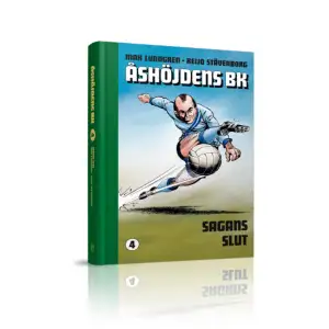 Åshöjdens bollklubbs väg till slutstriden i division 1 saknar motstycke i svensk fotbollshistoria. Nu närmar man sig det allsvenska kvalet och den unge talangen Benny Olsson går från klarhet till klarhet. Både på och vid sidan om planen. När Blåbärskungen får en hjärtattack lägger Edward all tid på faderns affärer. Men hans förhoppning om att arvet ska rädda fritidsbyn grusas när Blåbärskungen meddelar sina planer. Edwards frånvaro gillas inte av Bagarn som petar honom i den viktiga slutstriden. Istället blir Benny lagets spjutspets. Och det med besked. Han blir erbjuden proffskontrakt och tvekar, men pappan skriver på och klubben ställer sig positiv till tillskottet inför den allsvenska satsningen. I kvalet ställs Åshöjdens BK mot Hammarby, GAIS och Sandviken. Efter en vinst och en förlust är det allt eller inget som gäller i sista matchen. Men när slutsignalen gått ligger ödet inte längre i lagets händer … Max Lundgrens och Reijo Stävenborgs Åshöjdens BK är Sveriges längsta serieroman och ett unikt stycke svensk seriehistoria.Denna fjärde innehåller en hel del extramaterial om verklighetens Åshöjden, tiden i Buster och arbetet med den här samlingsutgivningen.    Format Halvklotband   Omfång 344 sidor   Språk Svenska   Förlag Apart Förlag AB   Utgivningsdatum 2022-06-23   Medverkande Reijo Stävenborg   ISBN 9789151955933  