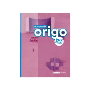 Det här läromedlet är i enlighet med Gy21 men går även att använda till Gy25. En ny upplaga helt anpassad till Gy25 börjar publiceras i januari 2025.  Den här upplagan av Matematik Origo är en komplett serie matematikböcker skrivna för den reviderade ämnesplanen, som för vuxenutbildningen på gymnasial nivå gäller från 2022. Matematik Origo gör det lätt att arbeta med problemlösning, resonemang och förståelse. Varje avsnitt inleds med en teorigenomgång och ett antal noggrant utvalda exempel. Vår övertygelse är att förståelse skapar den motivation som behövs för att eleverna ska lyckas med sina matematikstudier. Detta syns bland annat i vår strävan att göra genomgångar och exempel begripliga för alla, utan att för den skull väja för det som elever kan uppfatta som svårt. För att göra det möjligt för dig som lärare att arbeta med klassen samlad kring ett matematiskt moment, innehåller varje avsnitt varierade uppgifter på tre olika nivåer. På varje nivå varvas färdighetsträning med uppgifter som tränar problemlösning och resonemangsförmåga. Här finns rikligt med uppgifter, både för den elev som behöver enkla ingångar och för den elev som behöver utmaningar. Varje kapitel avslutas med en mängd användbara resurser för repetition och fördjupning av det matematiska innehållet, bland annat en tankekarta, fördjupande uppgifter och ett kapiteltest. Till varje elevbok hör ett gediget lärarstöd i form av en Lärarguide och kopieringsmaterialet Prov, Övningsblad och Aktiviteter.    Format Häftad   Omfång 350 sidor   Språk Svenska   Förlag Sanoma Utbildning   Utgivningsdatum 2022-02-16   Medverkande Niclas Larson   Medverkande Daniel Dufåker   Medverkande Roger Fermsjö   ISBN 9789152361924  