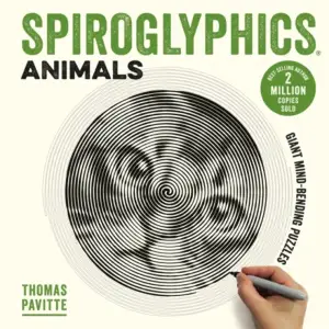 Spiroglyphics is even more incredible than anything Thomas has done before. Each oversized design starts its life as a featureless spiral, but as you fill in the lines you find yourself creating a surprising, eye-popping portrait of a wonderful animal. Fun to create and amazing to look at, Spiroglyphics will blow your mind, and make amazing artworks for your wall!In this book, Thomas creates incredible puzzles of animals.Includes: Alpaca Butterfly Cat Dog Duckling Eagle Fox Lion Tiger And many more!    Format Häftad   Omfång 48 sidor   Språk Engelska   Förlag Hachette UK Distribution   Utgivningsdatum 2018-09-06   ISBN 9781781576489  