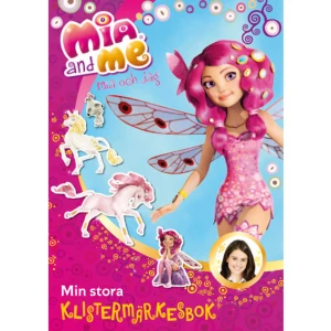 Mia and me - Min stora klistermärkesbok (häftad) -   Format Häftad   Omfång 36 sidor   Språk Svenska   Förlag Förlaget Buster   Utgivningsdatum 2013-08-15   ISBN 9789186911706  