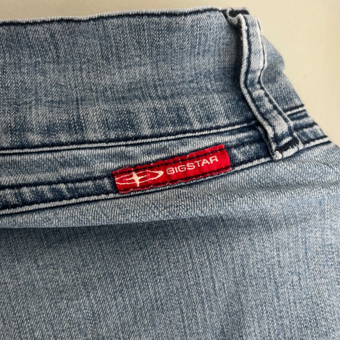 Lågmidjade bootcut jeans - 92