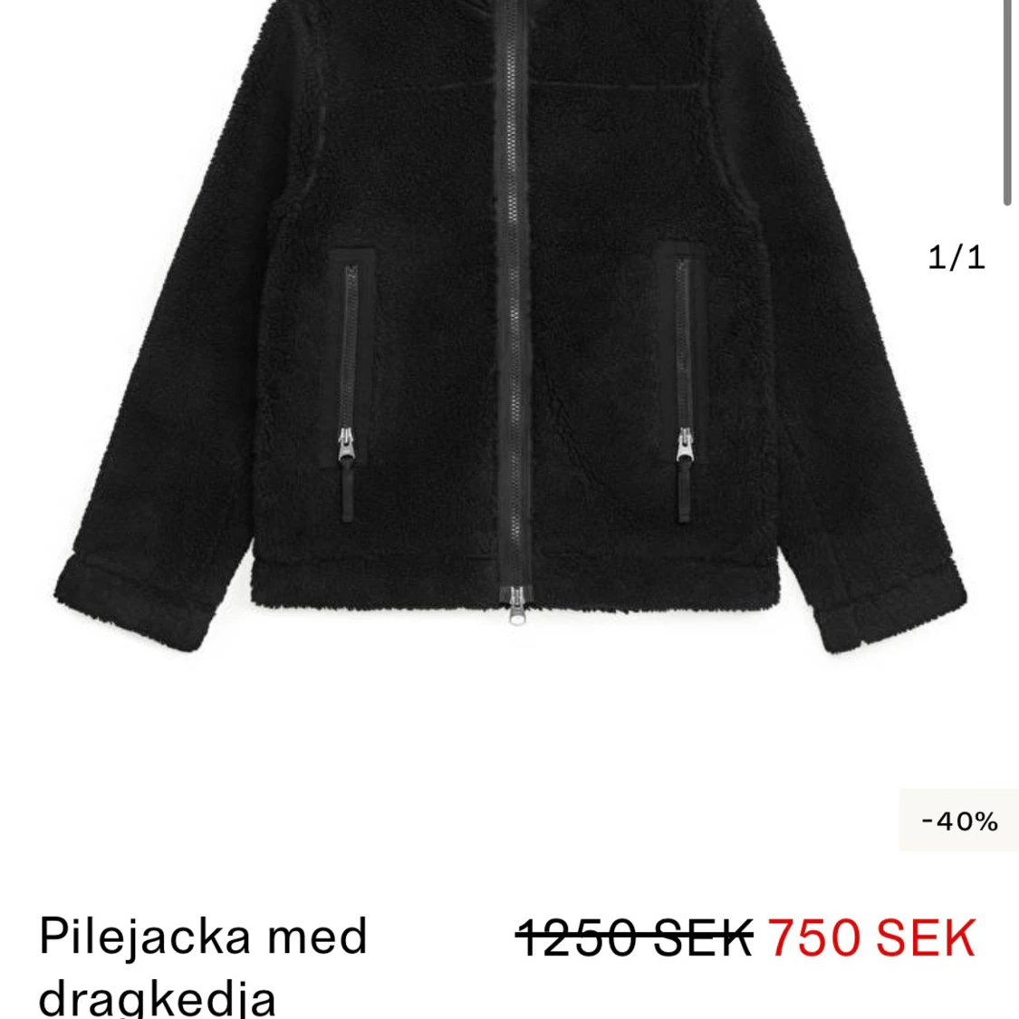 Arket fleece jacka - 92